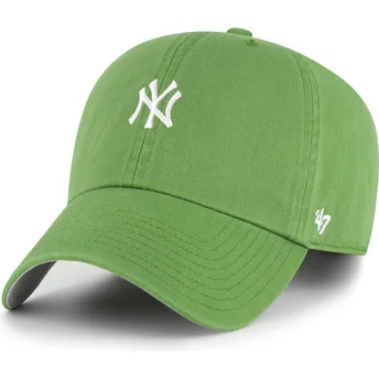 Casquette courbée verte ajustable Clean Up Base Runner Fatigue Green New York Yankees MLB 47 Brand