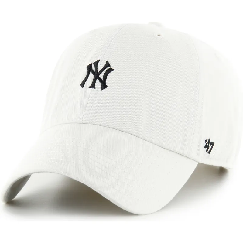 beige-gebogene-verstellbare-kappe-clean-up-base-runner-der-new-york-yankees-mlb-von-47-brand