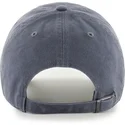 casquette-courbee-bleue-marine-ajustable-clean-up-base-runner-script-new-york-yankees-mlb-47-brand
