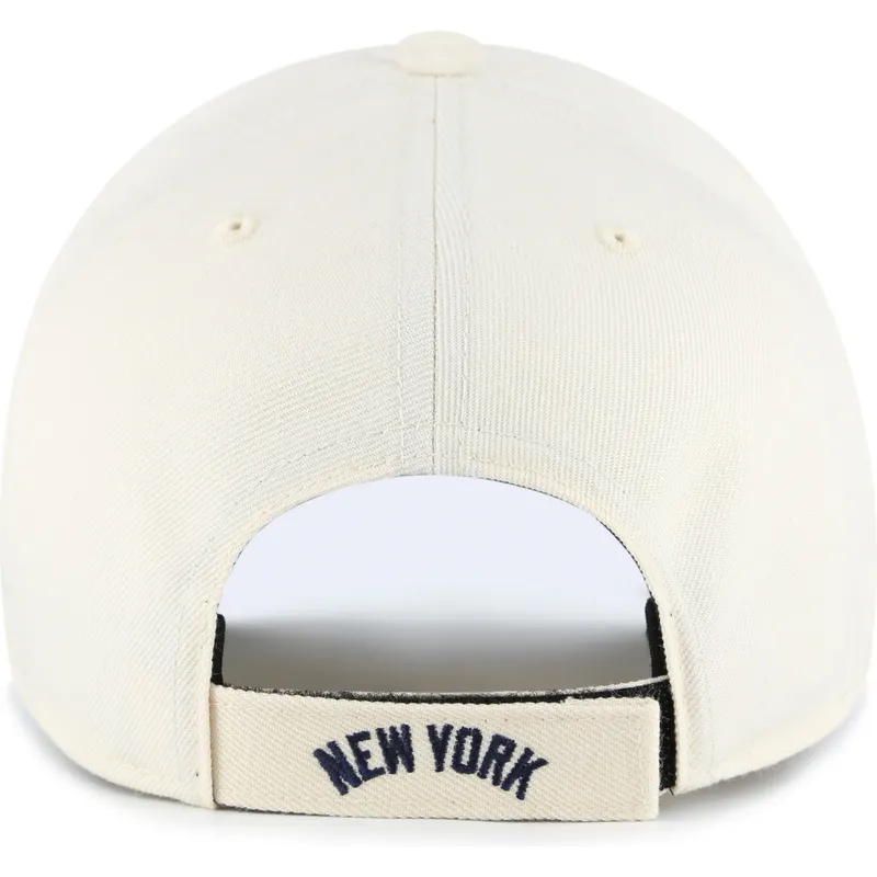 cappellino-curvo-beige-e-blu-marino-regolabile-mvp-two-tone-dei-new-york-yankees-mlb-di-47-brand