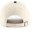 gorra-curva-beige-y-azul-marino-ajustable-clean-up-base-runner-sure-shot-two-tone-de-boston-red-sox-mlb-de-47-brand