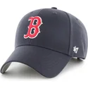 casquette-courbee-bleue-marine-ajustable-mvp-boston-red-sox-mlb-47-brand