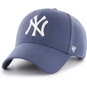 bla-kurvad-keps-snapback-mvp-timber-blue-fran-new-york-yankees-mlb-av-47-brand