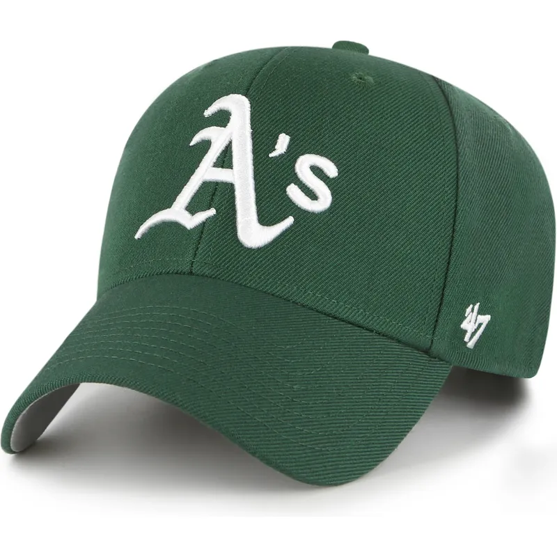 cappellino-curvo-verde-regolabile-mvp-degli-oakland-athletics-mlb-di-47-brand