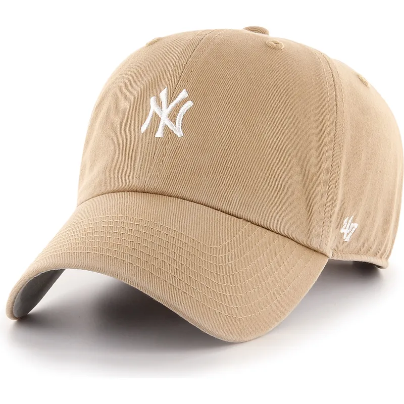 khaki-gebogene-verstellbare-kappe-clean-up-base-runner-der-new-york-yankees-mlb-von-47-brand