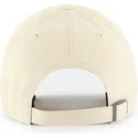 beige-verstellbare-curved-cap-mit-blauem-logo-clean-up-base-runner-der-los-angeles-dodgers-mlb-von-47-brand