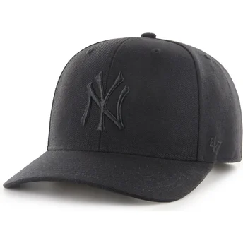 Czarna czapka z daszkiem snapback z czarnym logo MVP DP Cold Zone New York Yankees MLB od 47 Brand