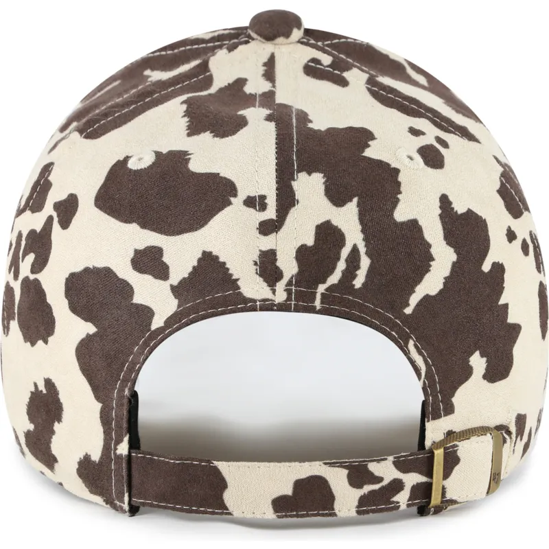 gorra-curva-marron-ajustable-con-logo-marron-clean-up-bessie-de-new-york-yankees-mlb-de-47-brand