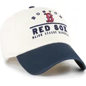 gorra-curva-beige-y-azul-marino-ajustable-clean-up-windham-de-boston-red-sox-mlb-de-47-brand