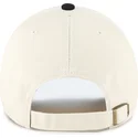 casquette-courbee-beige-et-noire-ajustable-clean-up-windham-new-york-yankees-mlb-47-brand