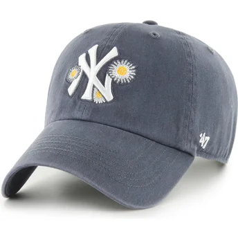 Casquette courbée bleue marine ajustable Clean Up Icon Alt Vintage New York Yankees MLB 47 Brand