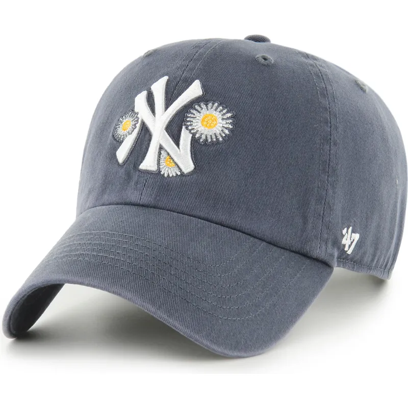 cappellino-curvo-blu-marino-regolabile-clean-up-icon-alt-vintage-dei-new-york-yankees-mlb-di-47-brand