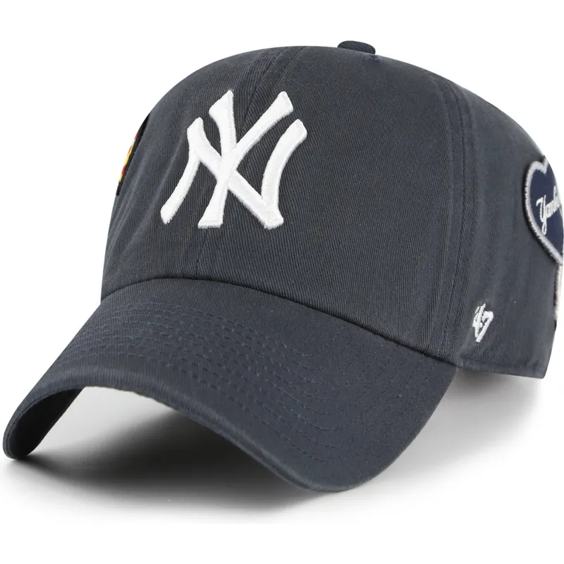 cappellino-curvo-blu-marino-regolabile-clean-up-badges-vintage-dei-new-york-yankees-mlb-di-47-brand