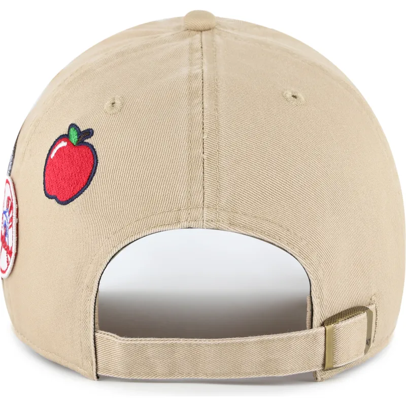 czapka-z-zakrzywionym-daszkiem-khaki-regulowana-clean-up-badges-new-york-yankees-mlb-od-47-brand