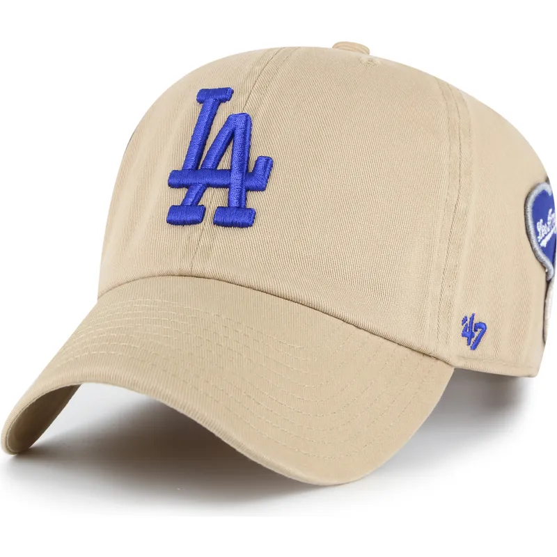 khaki-gebogene-verstellbare-kappe-clean-up-badges-der-los-angeles-dodgers-mlb-von-47-brand