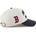 gorra-curva-beige-y-azul-marino-ajustable-mvp-broke-line-de-boston-red-sox-mlb-de-47-brand