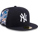 casquette-plate-bleue-marine-ajustee-59fifty-hidden-hit-new-york-yankees-mlb-new-era