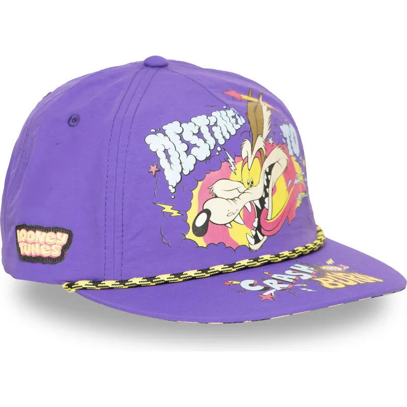 violette-flatcap-snapback-coyote-loo13-dtcb-looney-tunes-von-capslab