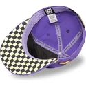 capslab-flat-brim-wile-e-coyote-loo13-dtcb-looney-tunes-purple-snapback-cap