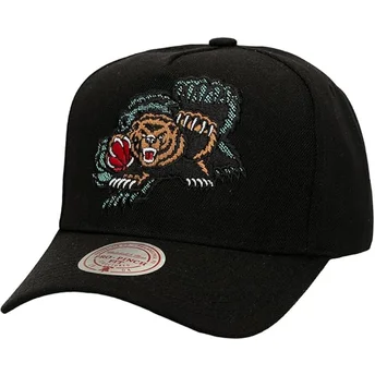 Cappellino visiera curva nero snapback Tilted Pro di Vancouver Grizzlies NBA di Mitchell & Ness