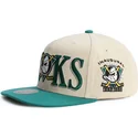 casquette-plate-verte-et-beige-snapback-across-the-board-anaheim-ducks-nhl-mitchell-ness