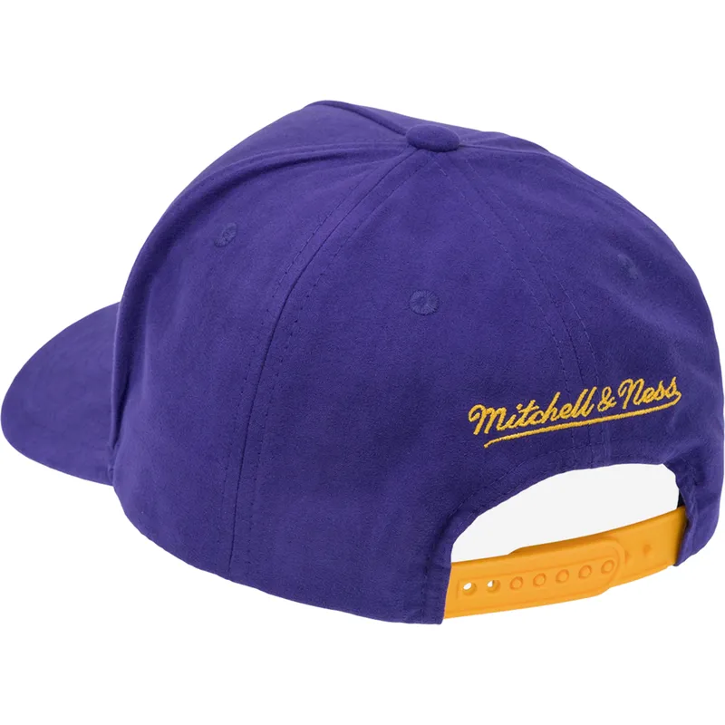 fioletowa-czapka-z-daszkiem-snapback-shady-suede-pro-los-angeles-lakers-nba-od-mitchell-ness