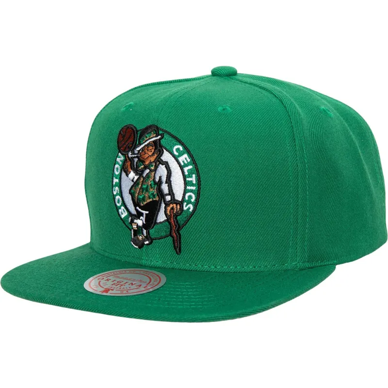 zielona-plaska-czapka-snapback-team-ground-20-boston-celtics-nba-od-mitchell-ness