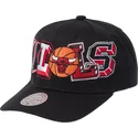 svart-bojd-keps-snapback-hyper-type-pro-fran-chicago-bulls-nba-av-mitchell-ness