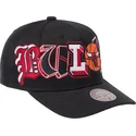 cappellino-curvo-nero-snapback-hyper-type-pro-di-chicago-bulls-nba-di-mitchell-ness