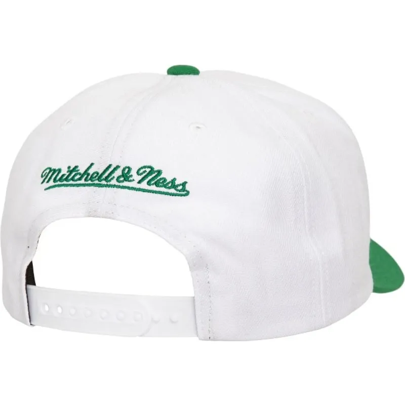cappellino-curvo-verde-snapback-team-2-tone-20-pro-di-boston-celtics-nba-di-mitchell-ness