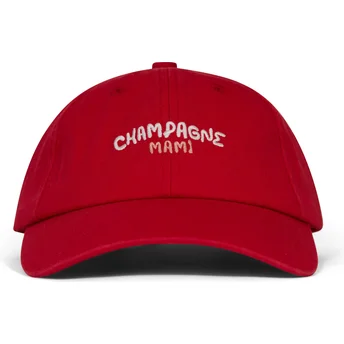 Gorra curva roja ajustable Champagne mami de Pica Pica