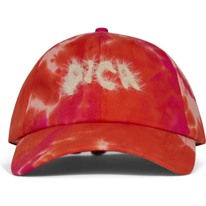 gorra-curva-rosa-ajustable-pica-hairy-batik-de-pica-pica