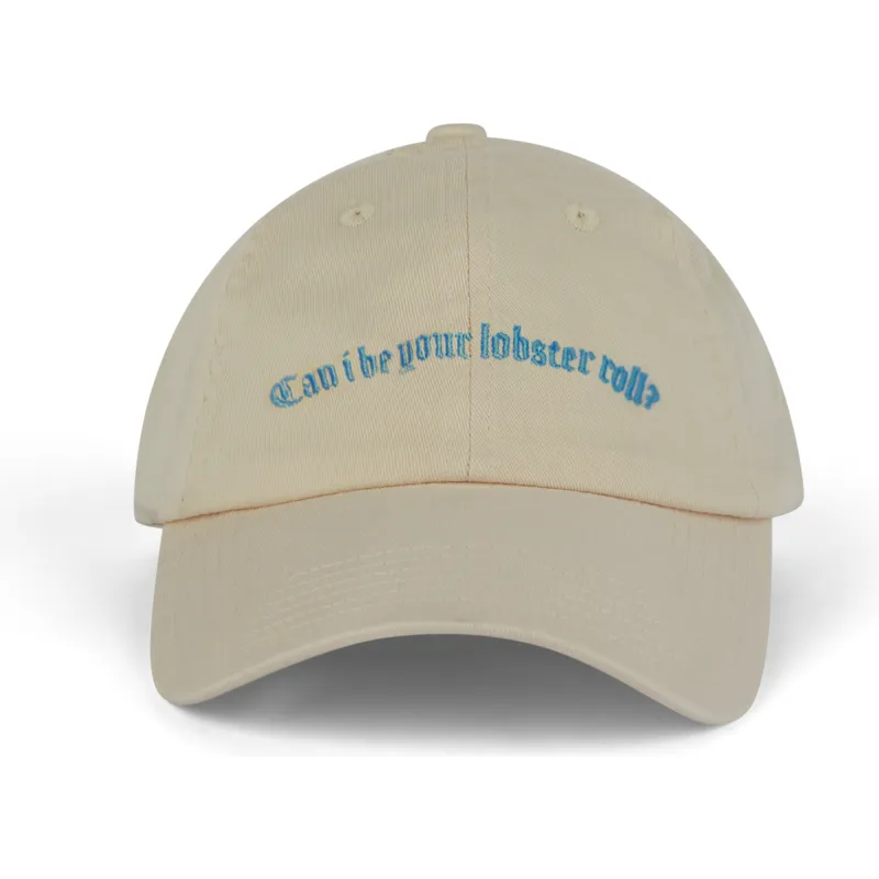 casquette-courbee-beige-ajustable-lobster-roll-pica-pica