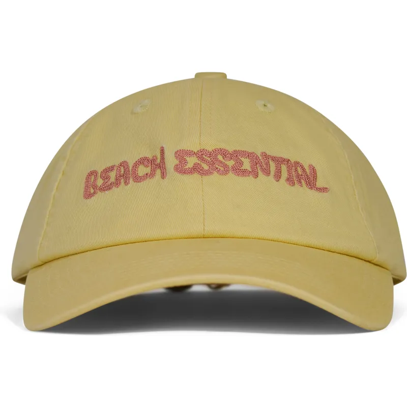 gelbe-verstellbare-curved-cap-beach-essential-von-pica-pica