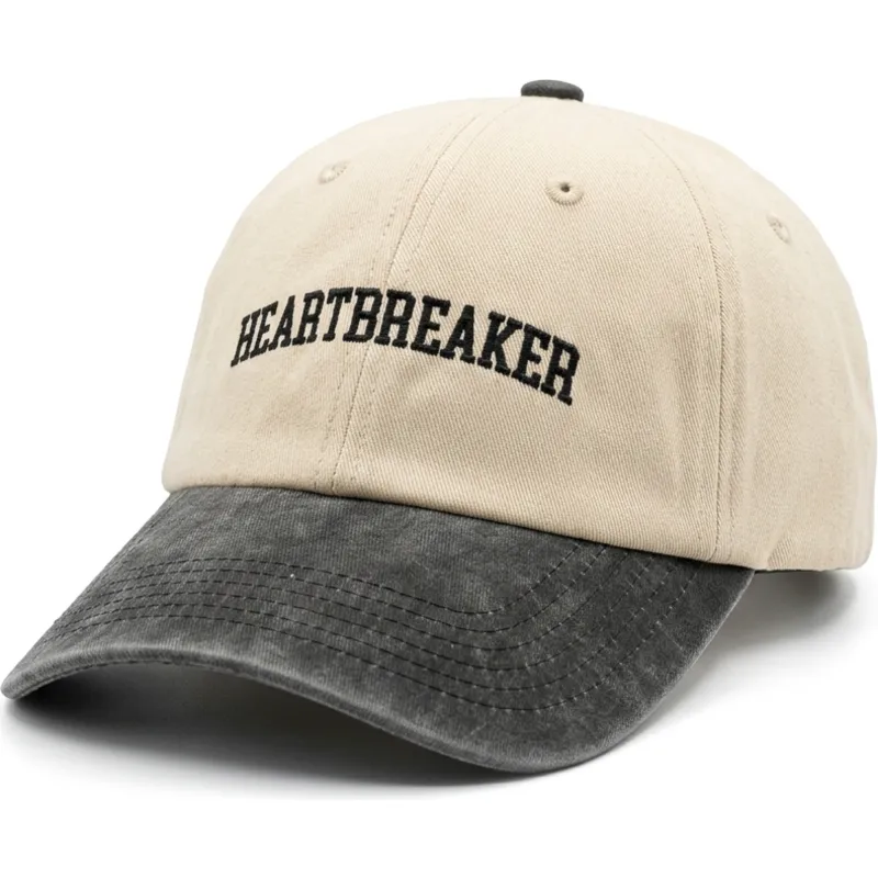 gorra-curva-beige-y-negra-ajustable-heartbreaker-de-pica-pica