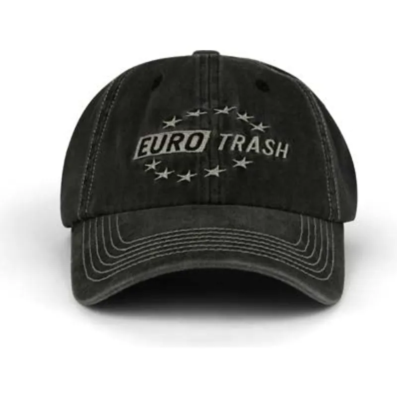 gorra-curva-negra-ajustable-eurotrash-distressed-washed-de-pica-pica