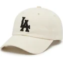 casquette-courbee-blanche-ajustable-archive-los-angeles-dodgers-mlb-american-needle