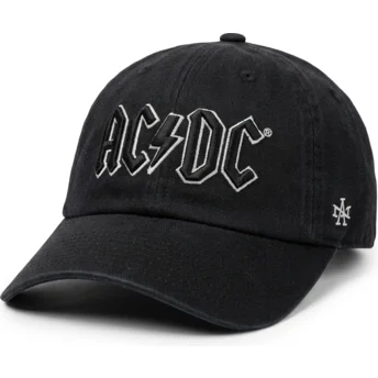 American Needle Curved Brim Ballpark AC/DC Black Adjustable Cap