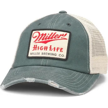 Casquette trucker verte Orville Miller High Life American Needle
