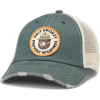 Casquette trucker verte Orville Smokey Bear American Needle