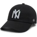 casquette-courbee-noire-ajustable-ballpark-new-york-black-yankees-mlb-american-needle