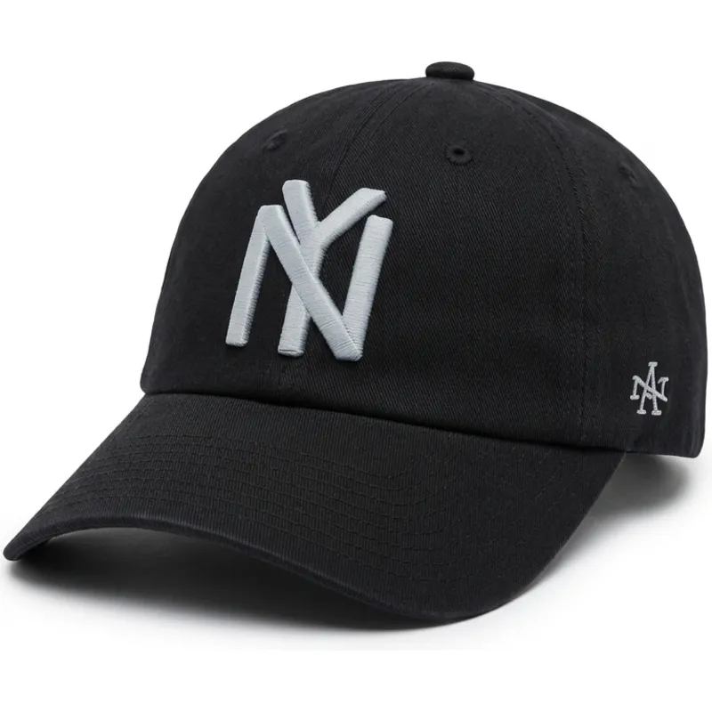 casquette-courbee-noire-ajustable-ballpark-new-york-black-yankees-mlb-american-needle