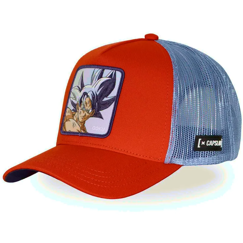 trucker-cap-orange-son-goku-ultra-instinct-dbs8-ultb-dragon-ball-von-capslab