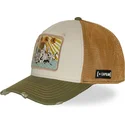 capslab-kfp-dra-kung-fu-panda-beige-and-green-trucker-hat