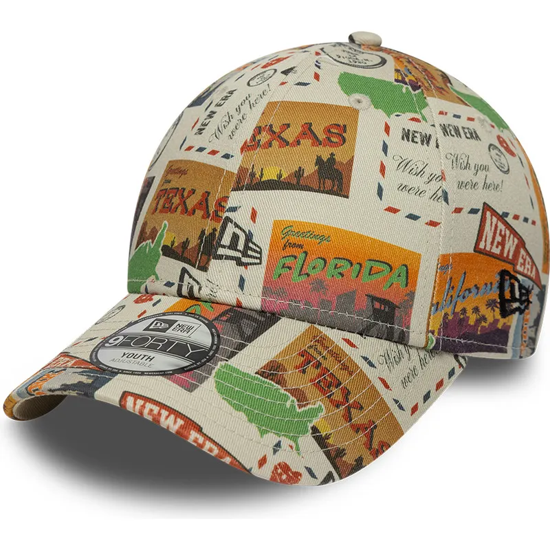 casquette-courbee-multicolore-ajustable-pour-enfant-9forty-location-all-over-print-new-era