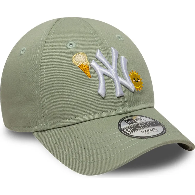 gron-bojd-justerbar-keps-for-barn-9forty-summer-icon-fran-new-york-yankees-mlb-av-new-era