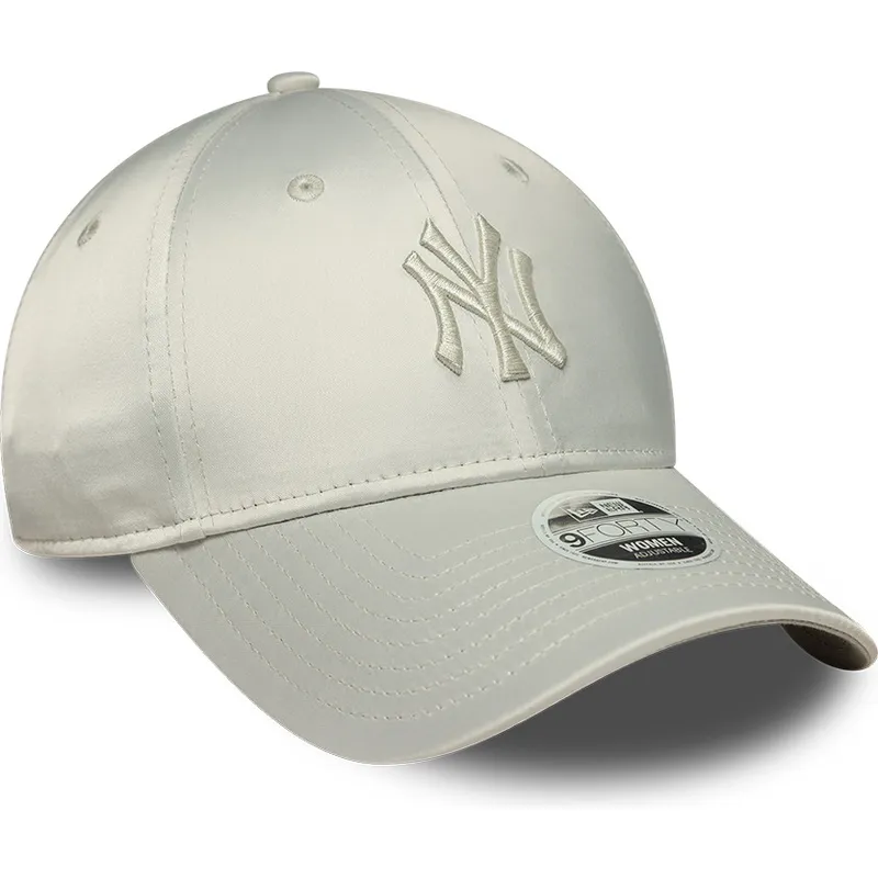 casquette-courbee-verte-ajustable-pour-femme-9forty-bow-back-satin-new-york-yankees-mlb-new-era
