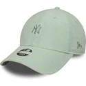 gron-kurvad-justerbar-keps-for-dam-9forty-mini-cord-fran-new-york-yankees-mlb-av-new-era