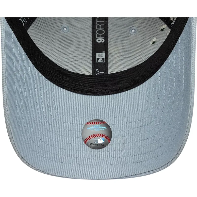 casquette-courbee-bleue-ajustable-pour-femme-9forty-floral-icon-los-angeles-dodgers-mlb-new-era