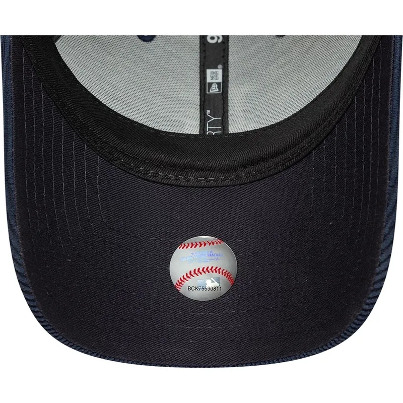 casquette-courbee-bleue-marine-ajustable-9forty-soft-cord-los-angeles-dodgers-mlb-new-era